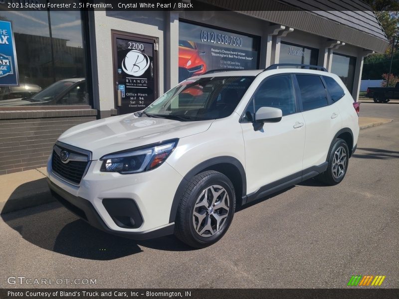 Crystal White Pearl / Black 2021 Subaru Forester 2.5i Premium