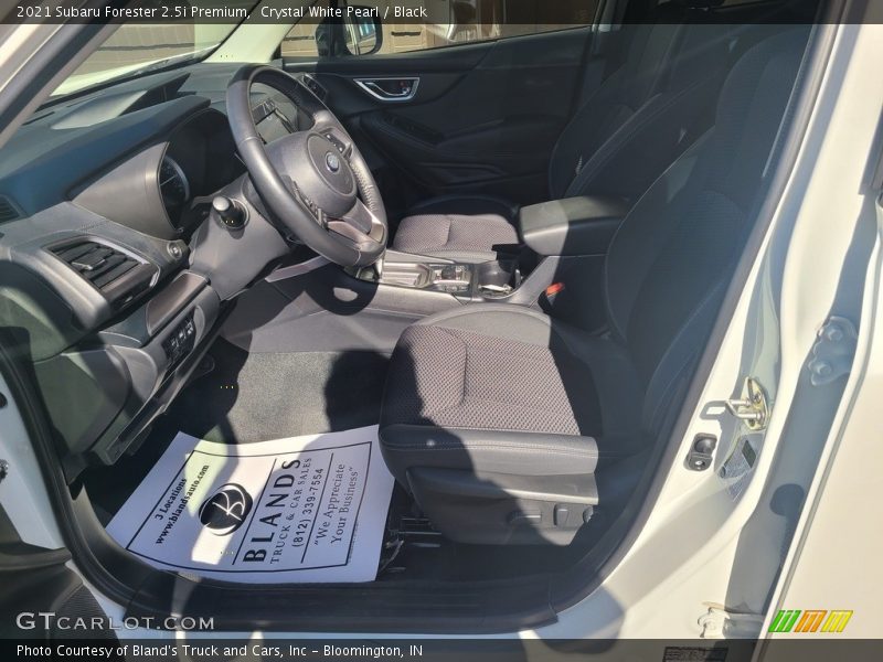 Crystal White Pearl / Black 2021 Subaru Forester 2.5i Premium