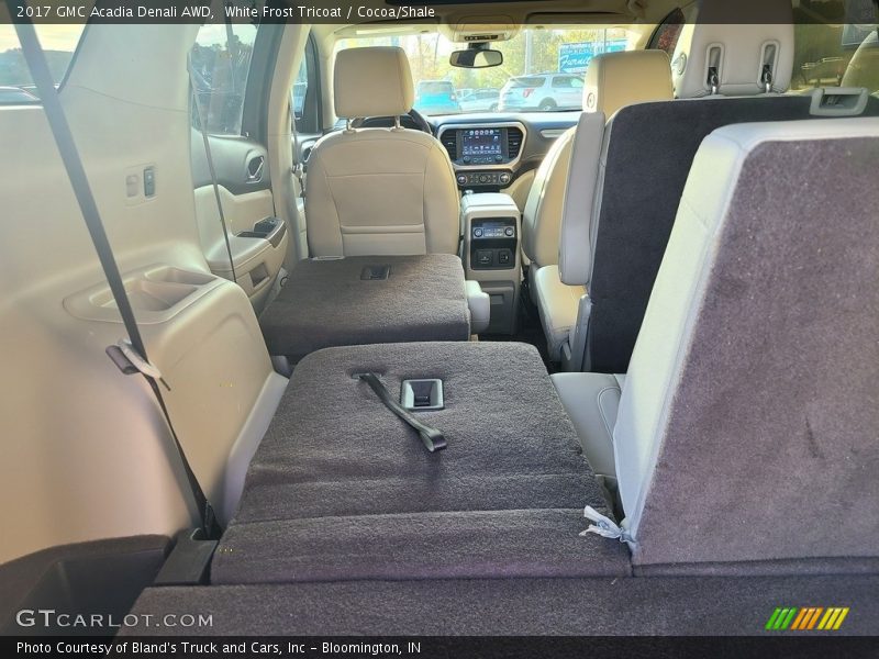 White Frost Tricoat / Cocoa/Shale 2017 GMC Acadia Denali AWD