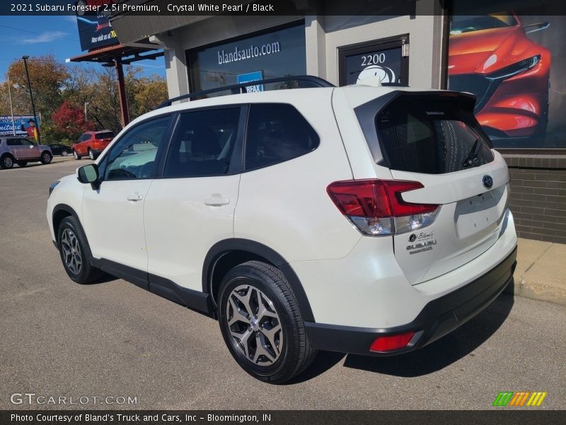 Crystal White Pearl / Black 2021 Subaru Forester 2.5i Premium