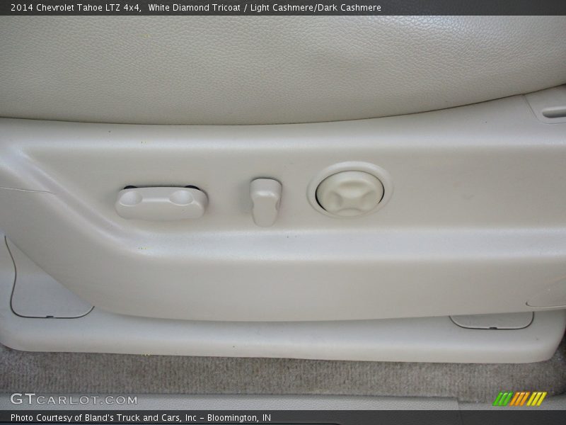 White Diamond Tricoat / Light Cashmere/Dark Cashmere 2014 Chevrolet Tahoe LTZ 4x4