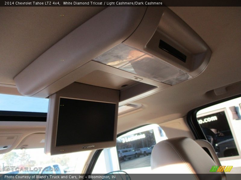 White Diamond Tricoat / Light Cashmere/Dark Cashmere 2014 Chevrolet Tahoe LTZ 4x4