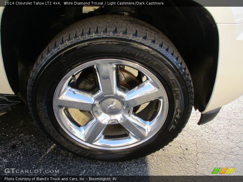 White Diamond Tricoat / Light Cashmere/Dark Cashmere 2014 Chevrolet Tahoe LTZ 4x4