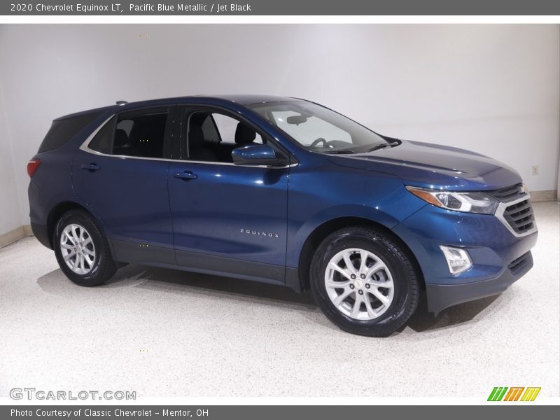 Pacific Blue Metallic / Jet Black 2020 Chevrolet Equinox LT