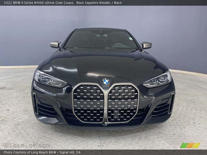 Black Sapphire Metallic / Black 2022 BMW 4 Series M440i xDrive Gran Coupe
