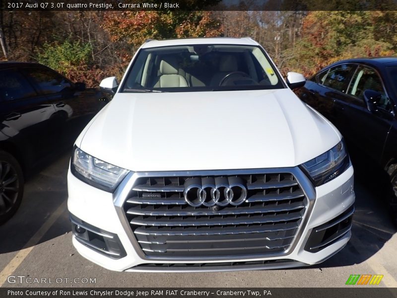 Carrara White / Black 2017 Audi Q7 3.0T quattro Prestige