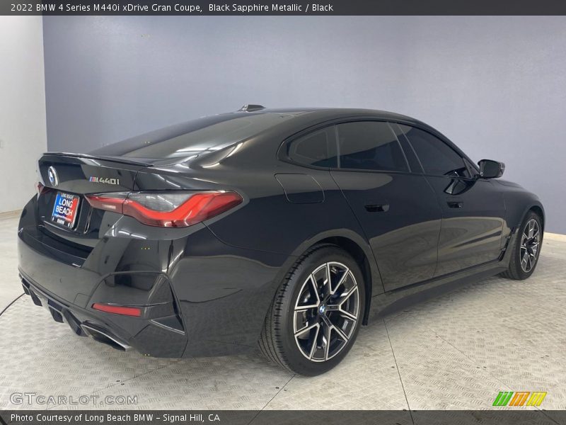 Black Sapphire Metallic / Black 2022 BMW 4 Series M440i xDrive Gran Coupe