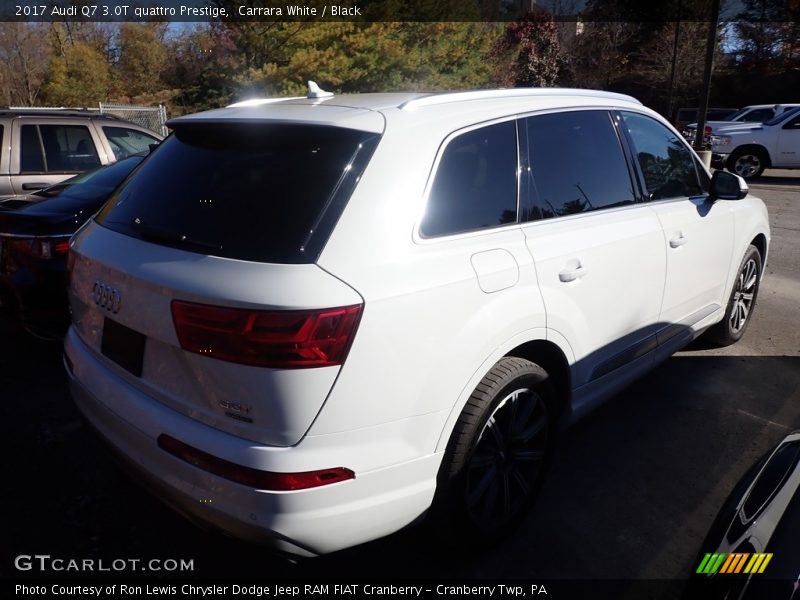 Carrara White / Black 2017 Audi Q7 3.0T quattro Prestige