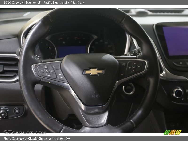 Pacific Blue Metallic / Jet Black 2020 Chevrolet Equinox LT