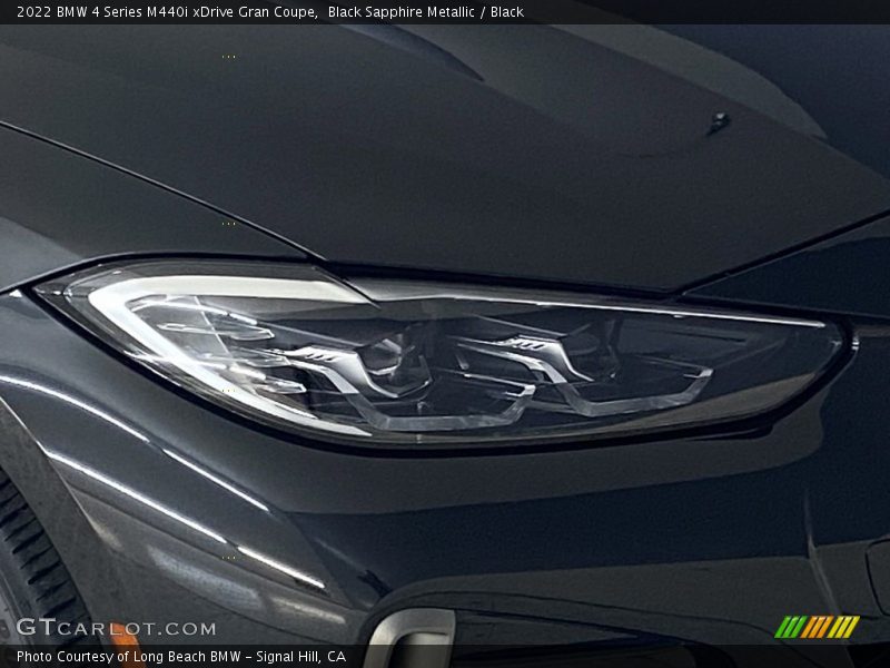Black Sapphire Metallic / Black 2022 BMW 4 Series M440i xDrive Gran Coupe