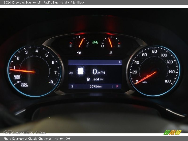 Pacific Blue Metallic / Jet Black 2020 Chevrolet Equinox LT