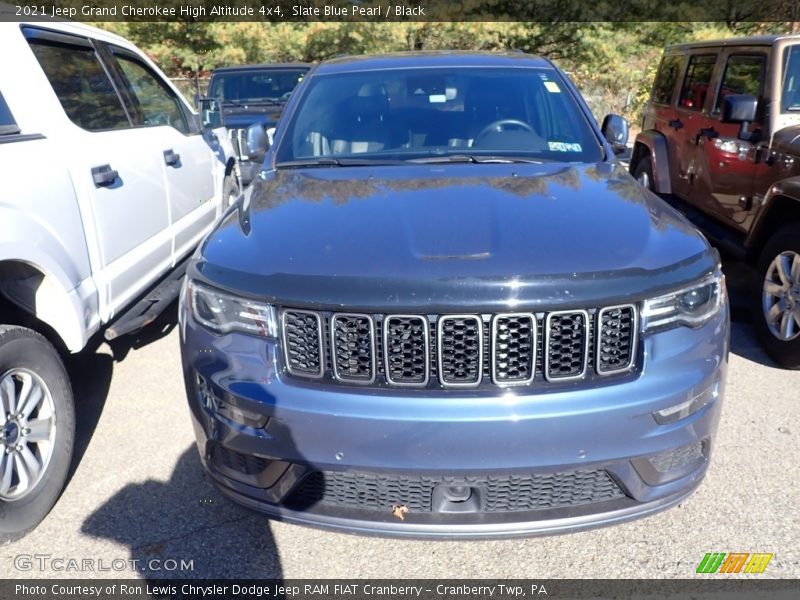 Slate Blue Pearl / Black 2021 Jeep Grand Cherokee High Altitude 4x4