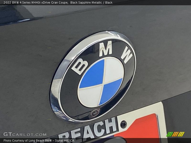 Black Sapphire Metallic / Black 2022 BMW 4 Series M440i xDrive Gran Coupe