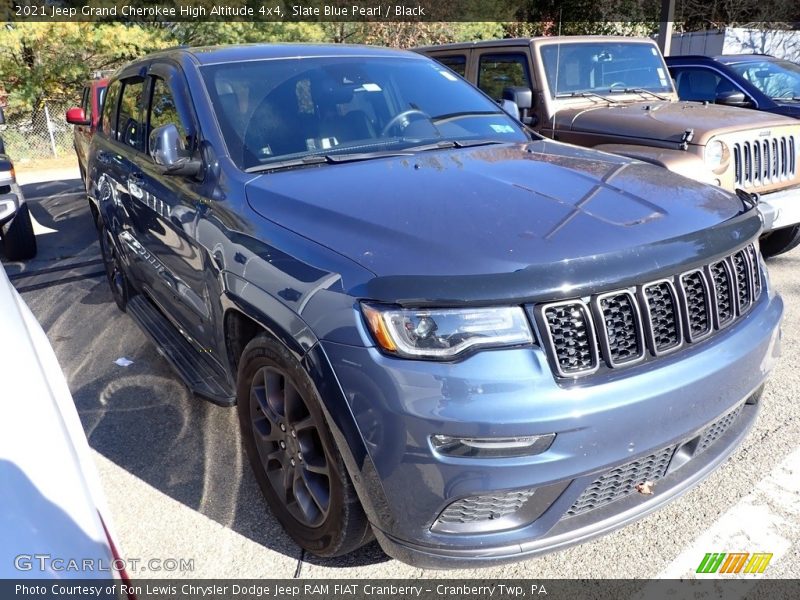 Slate Blue Pearl / Black 2021 Jeep Grand Cherokee High Altitude 4x4