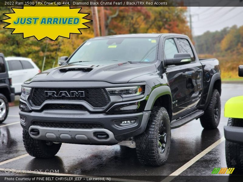 Diamond Black Crystal Pearl / Black/TRX Red Accents 2022 Ram 1500 TRX Crew Cab 4x4