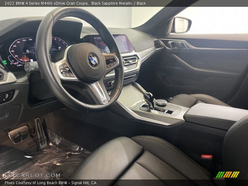Black Sapphire Metallic / Black 2022 BMW 4 Series M440i xDrive Gran Coupe