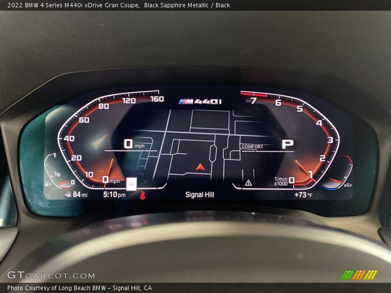 Black Sapphire Metallic / Black 2022 BMW 4 Series M440i xDrive Gran Coupe