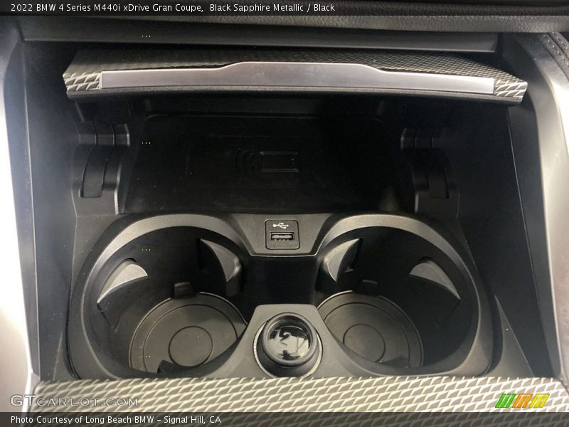 Black Sapphire Metallic / Black 2022 BMW 4 Series M440i xDrive Gran Coupe
