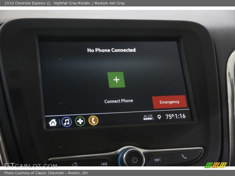 Nightfall Gray Metallic / Medium Ash Gray 2019 Chevrolet Equinox LS