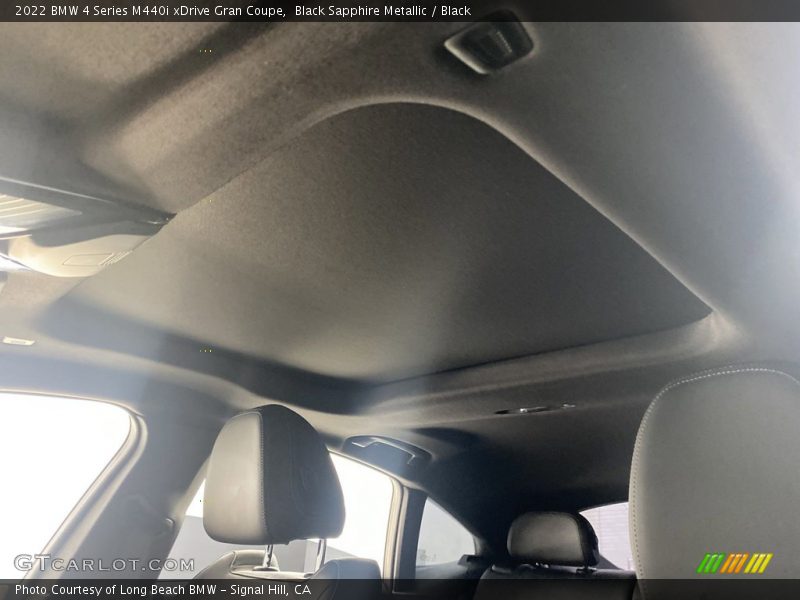 Black Sapphire Metallic / Black 2022 BMW 4 Series M440i xDrive Gran Coupe