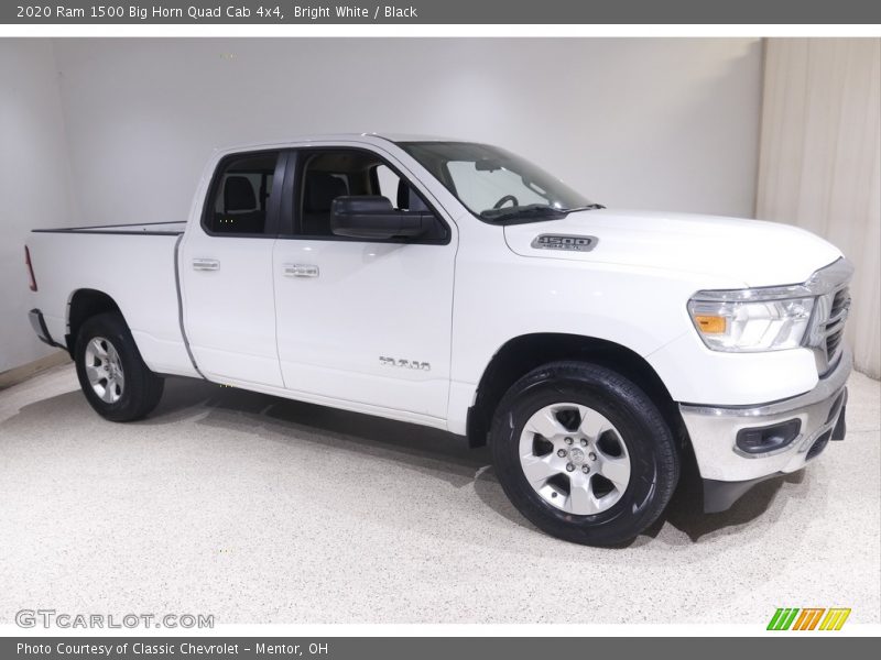 Bright White / Black 2020 Ram 1500 Big Horn Quad Cab 4x4
