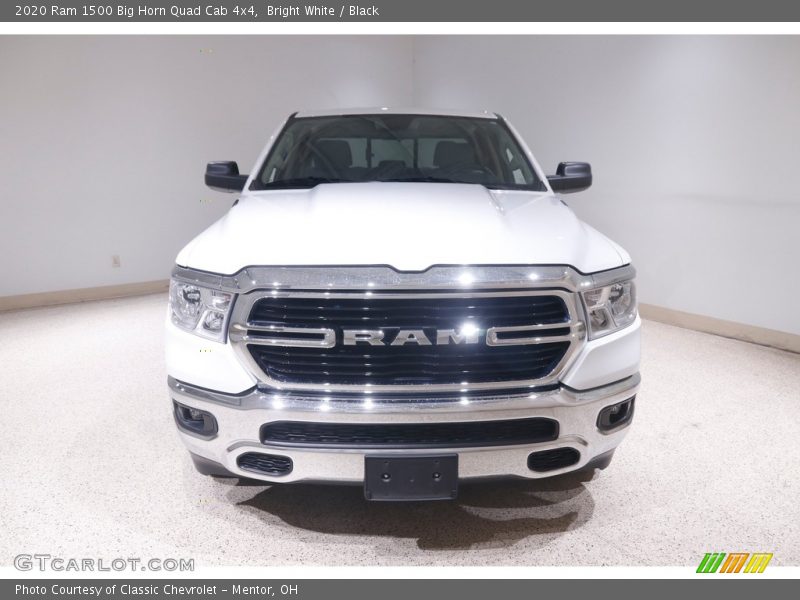 Bright White / Black 2020 Ram 1500 Big Horn Quad Cab 4x4