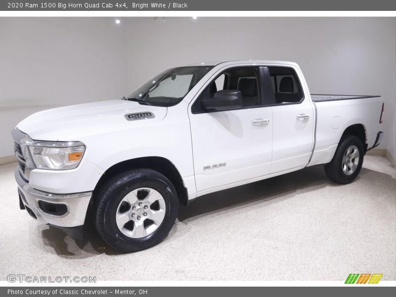 Bright White / Black 2020 Ram 1500 Big Horn Quad Cab 4x4