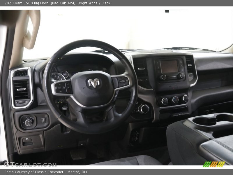 Bright White / Black 2020 Ram 1500 Big Horn Quad Cab 4x4