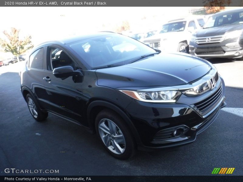 Crystal Black Pearl / Black 2020 Honda HR-V EX-L AWD
