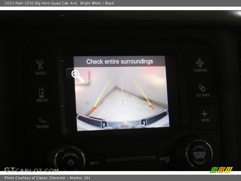 Bright White / Black 2020 Ram 1500 Big Horn Quad Cab 4x4