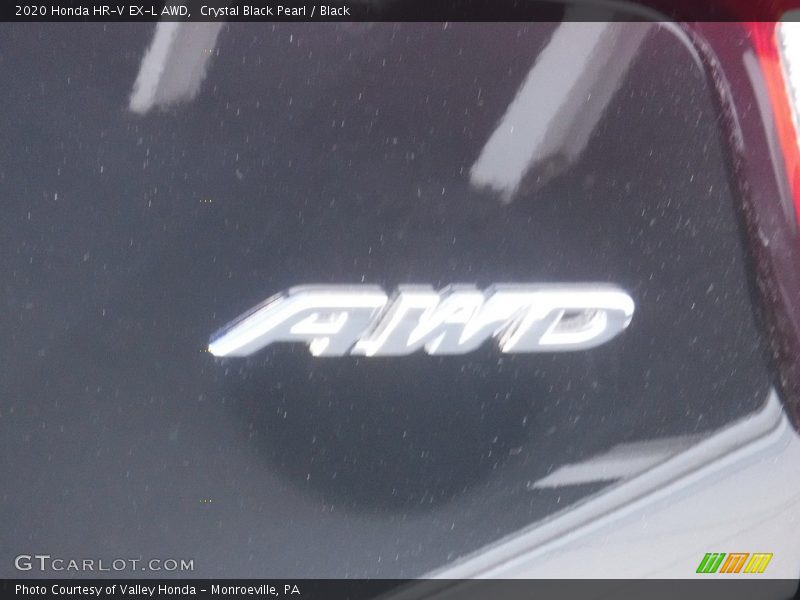 Crystal Black Pearl / Black 2020 Honda HR-V EX-L AWD