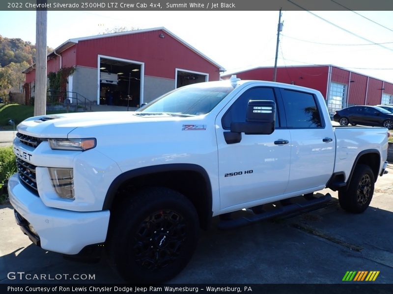 Summit White / Jet Black 2022 Chevrolet Silverado 2500HD LTZ Crew Cab 4x4