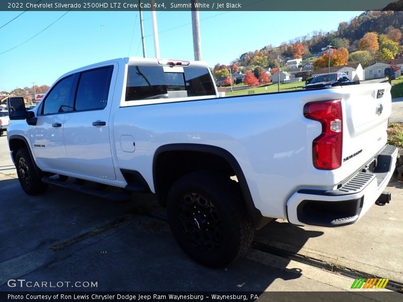 Summit White / Jet Black 2022 Chevrolet Silverado 2500HD LTZ Crew Cab 4x4