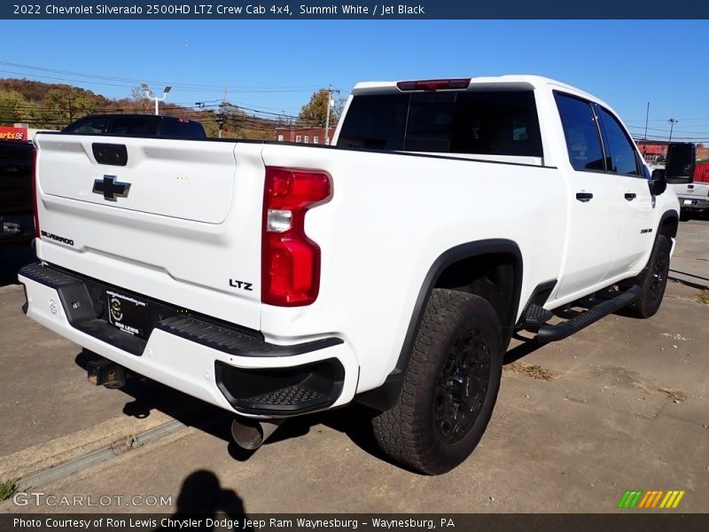 Summit White / Jet Black 2022 Chevrolet Silverado 2500HD LTZ Crew Cab 4x4
