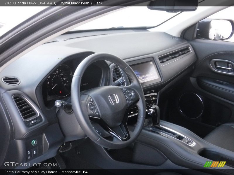 Crystal Black Pearl / Black 2020 Honda HR-V EX-L AWD
