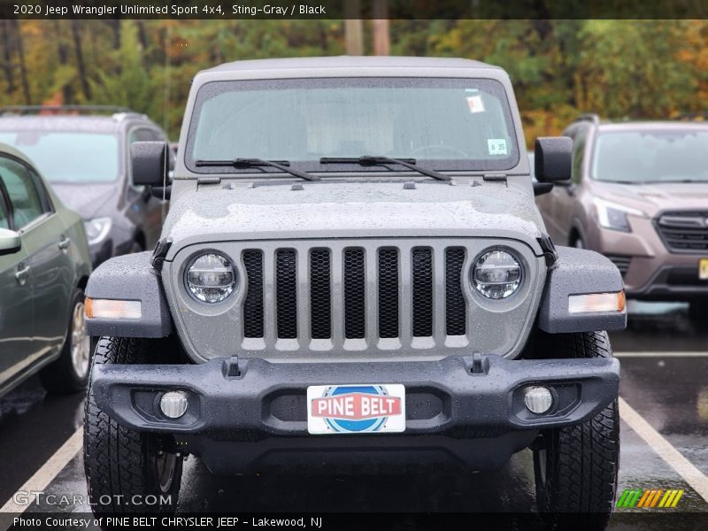 Sting-Gray / Black 2020 Jeep Wrangler Unlimited Sport 4x4