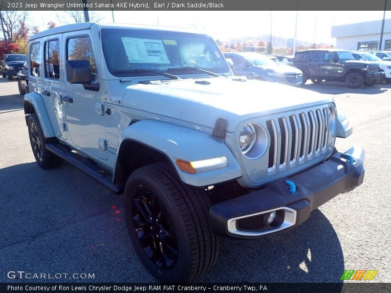 Earl / Dark Saddle/Black 2023 Jeep Wrangler Unlimited Sahara 4XE Hybrid