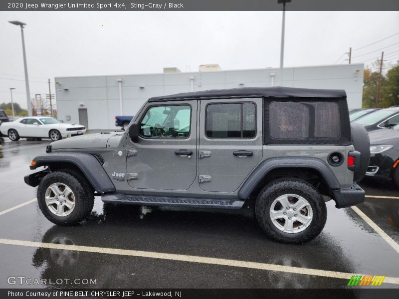 Sting-Gray / Black 2020 Jeep Wrangler Unlimited Sport 4x4