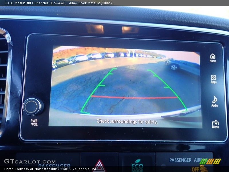 Alloy Silver Metallic / Black 2018 Mitsubishi Outlander LE S-AWC