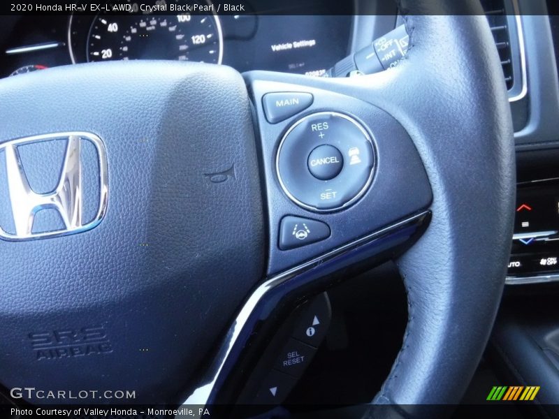 Crystal Black Pearl / Black 2020 Honda HR-V EX-L AWD