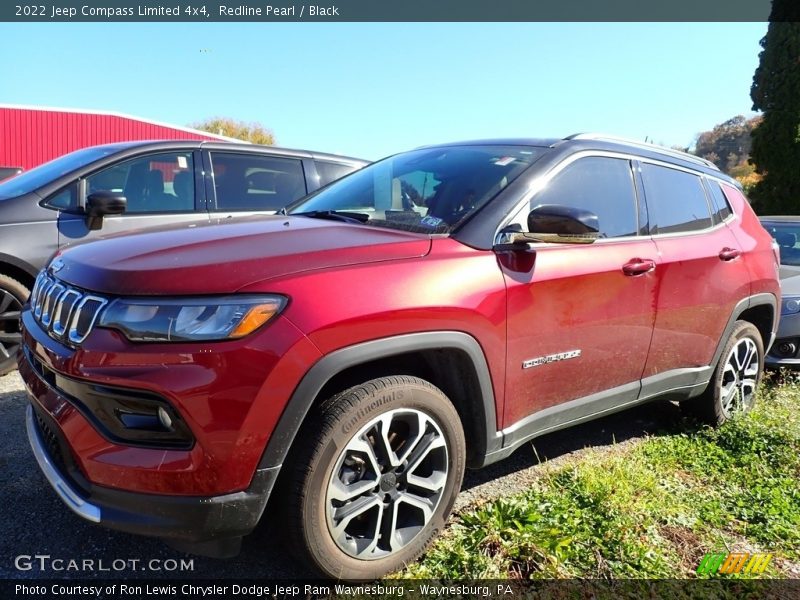 Redline Pearl / Black 2022 Jeep Compass Limited 4x4