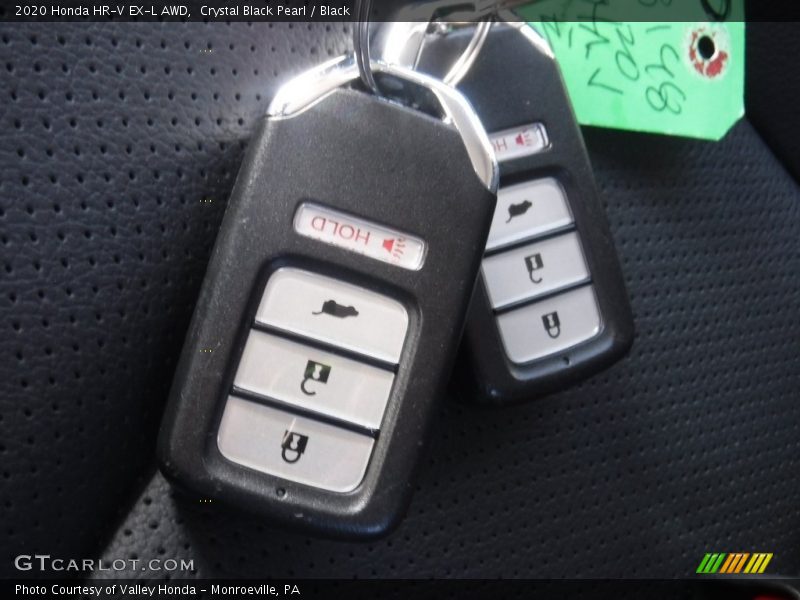 Crystal Black Pearl / Black 2020 Honda HR-V EX-L AWD
