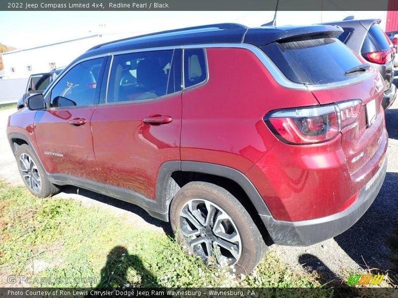 Redline Pearl / Black 2022 Jeep Compass Limited 4x4