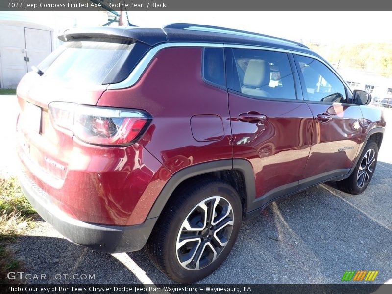Redline Pearl / Black 2022 Jeep Compass Limited 4x4