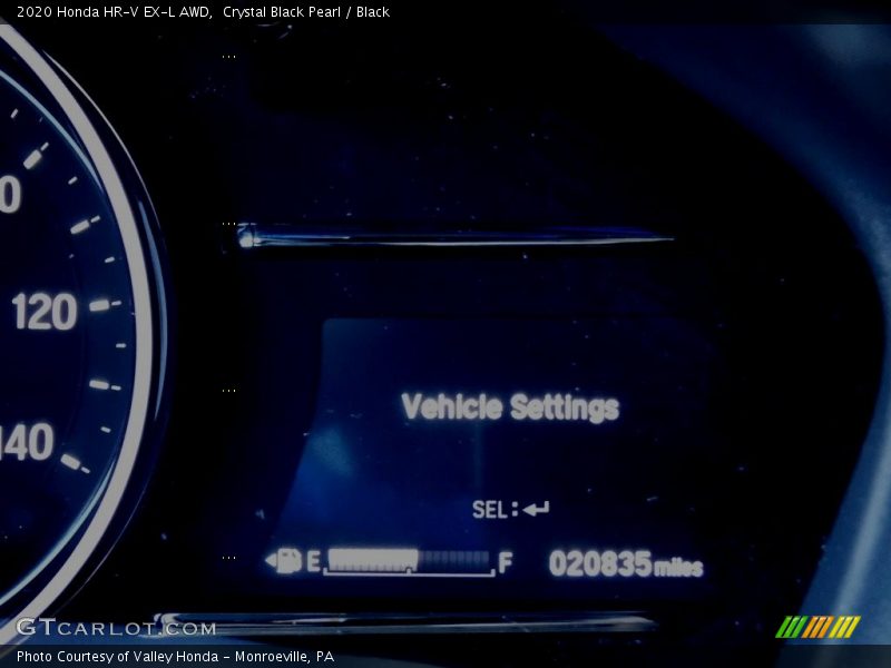 Crystal Black Pearl / Black 2020 Honda HR-V EX-L AWD