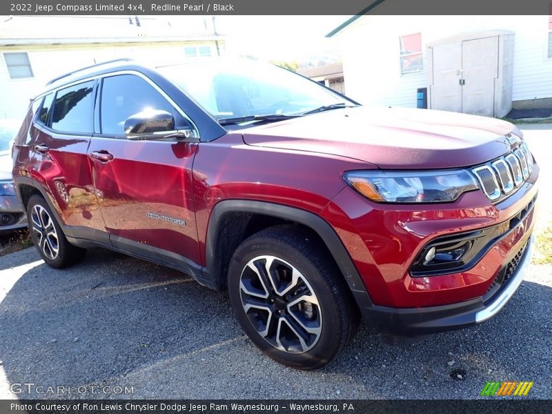 Redline Pearl / Black 2022 Jeep Compass Limited 4x4