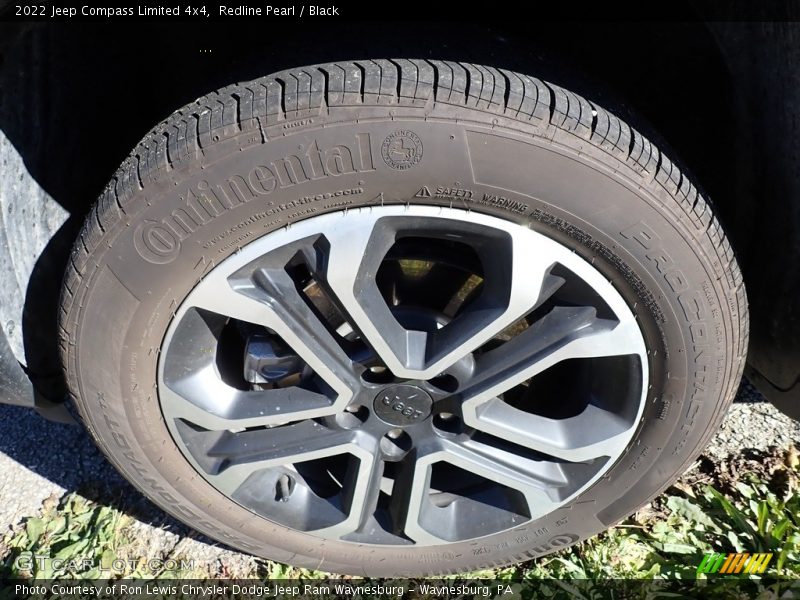 Redline Pearl / Black 2022 Jeep Compass Limited 4x4