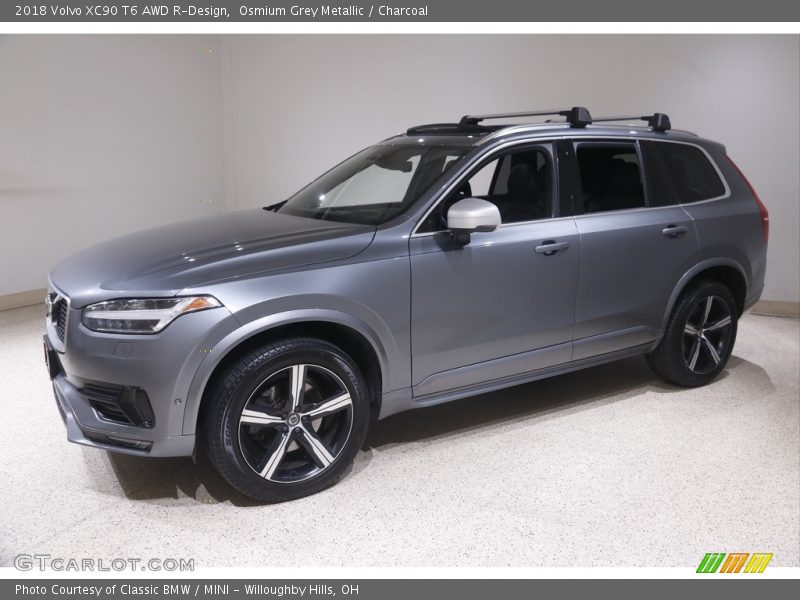 Osmium Grey Metallic / Charcoal 2018 Volvo XC90 T6 AWD R-Design