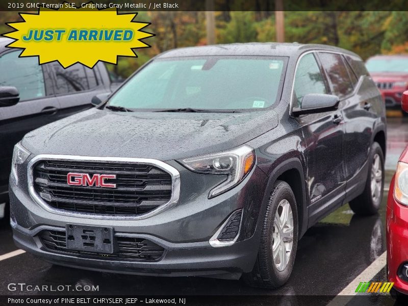 Graphite Gray Metallic / Jet Black 2019 GMC Terrain SLE