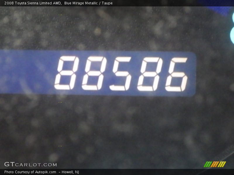 Blue Mirage Metallic / Taupe 2008 Toyota Sienna Limited AWD